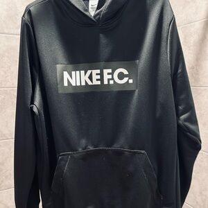 Nike Black Dri-FIT sweatshirt hoodie NIKE F.C. soccer